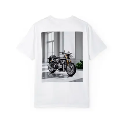 Norton Commando Motorcycle White Studio Setting