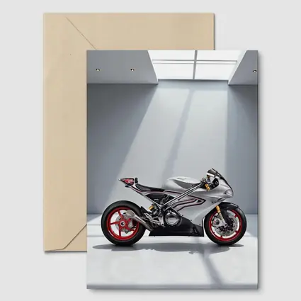 MV Agusta Superbike Silver Studio Minimal