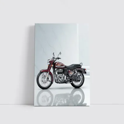 Royal Enfield Bullet Classic Maroon Studio