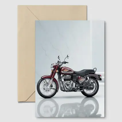 Royal Enfield Bullet Classic Maroon Studio