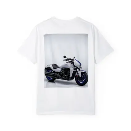 Suzuki Boulevard Cruiser Motorcycle White Blue