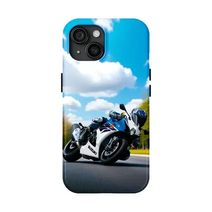 Suzuki GSX-R Sport Bike Blue Sky Road