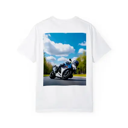 Suzuki GSX-R Sport Bike Blue Sky Road