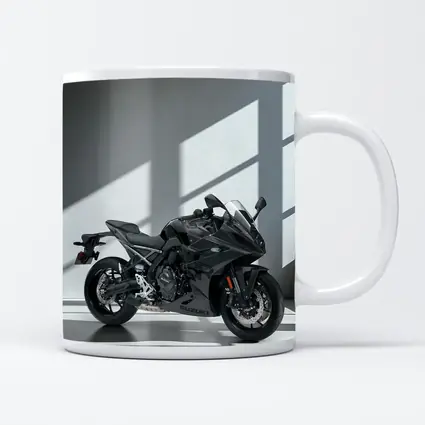 Suzuki Sport Bike Black Minimal Studio