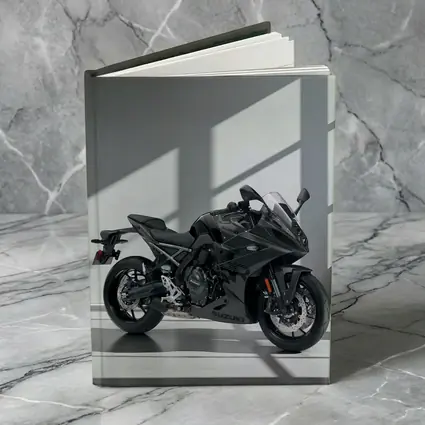 Suzuki Sport Bike Black Minimal Studio