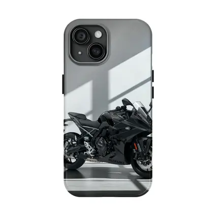 Suzuki Sport Bike Black Minimal Studio