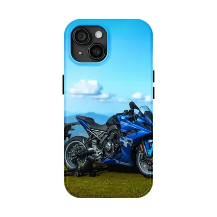 Suzuki GSX Superbike Blue Mountain Landscape