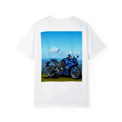Suzuki GSX Superbike Blue Mountain Landscape