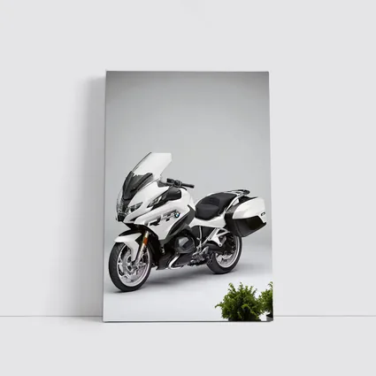 BMW R1250RT Touring Motorcycle White Studio