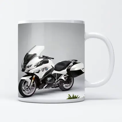 BMW R1250RT Touring Motorcycle White Studio