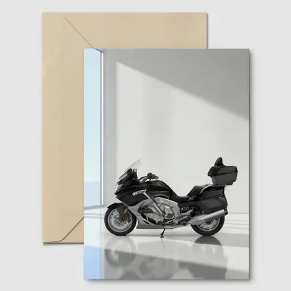 BMW Touring Motorcycle Black Minimal Studio