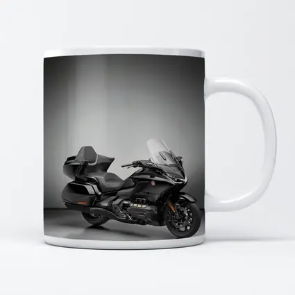 Honda Gold Wing Touring Motorcycle Gray Studio