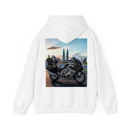 BMW K1600 GTL Touring Motorcycle City Skyline