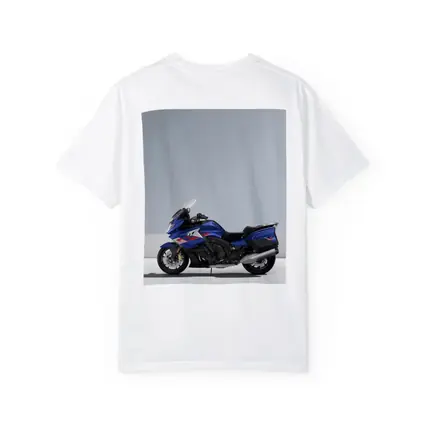 BMW Touring Motorcycle Blue Gray Studio