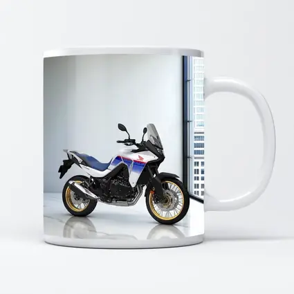 Honda Africa Twin Adventure Motorcycle White Studio