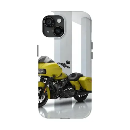 Harley Davidson Road Glide Yellow Studio Shot