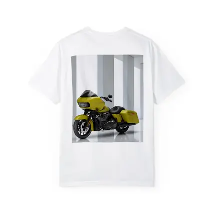 Harley Davidson Road Glide Yellow Studio Shot