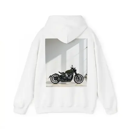Triumph Bobber Green Motorcycle Minimal Studio