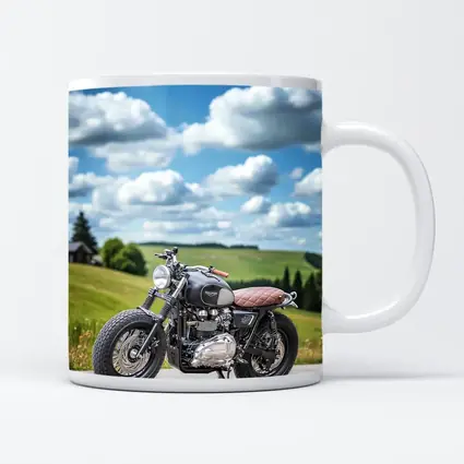 Triumph Bonneville Cafe Racer Green Hills