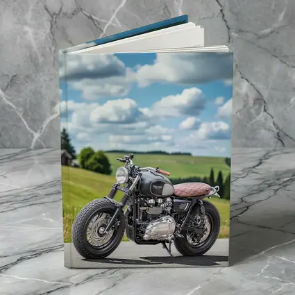 Triumph Bonneville Cafe Racer Green Hills
