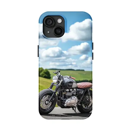 Triumph Bonneville Cafe Racer Green Hills