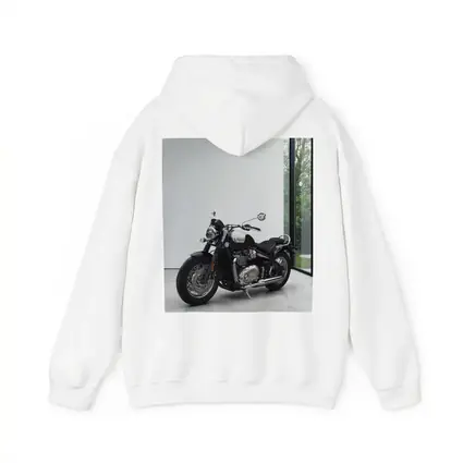 Triumph Bobber Motorcycle Minimalist Studio Setting