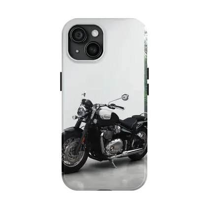 Triumph Bobber Motorcycle Minimalist Studio Setting