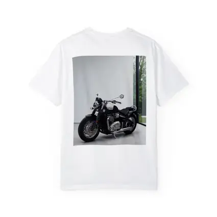 Triumph Bobber Motorcycle Minimalist Studio Setting