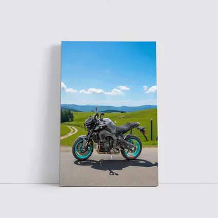 Yamaha MT Ten Teal Wheels Green Hills