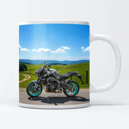 Yamaha MT Ten Teal Wheels Green Hills