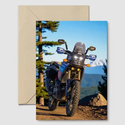 Yamaha Tenere Adventure Bike Mountain Trail