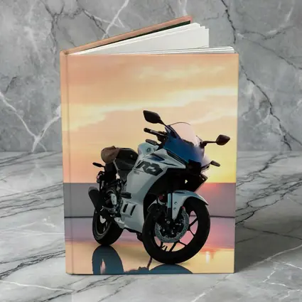 Yamaha R3 Sport Bike Sunset Sky