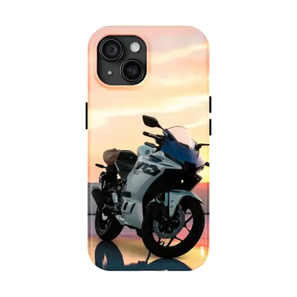 Yamaha R3 Sport Bike Sunset Sky