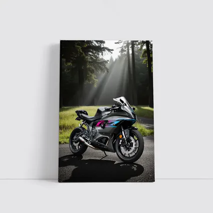Sport Bike Superbike Forest Misty Road