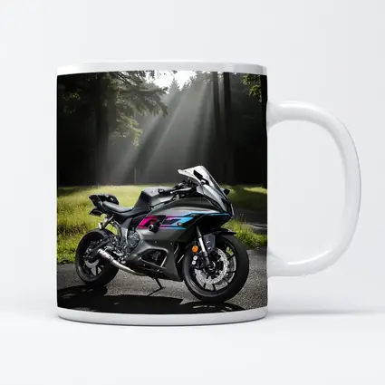 Sport Bike Superbike Forest Misty Road