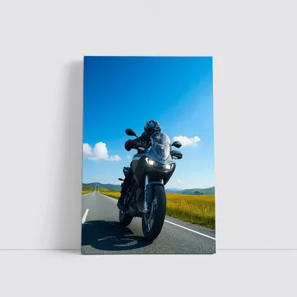 Adventure Touring Motorcycle Open Road Countryside