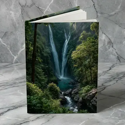 Tropical Waterfall Deep Jungle Forest