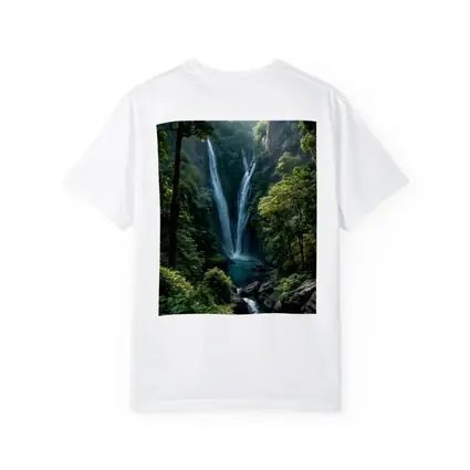 Tropical Waterfall Deep Jungle Forest