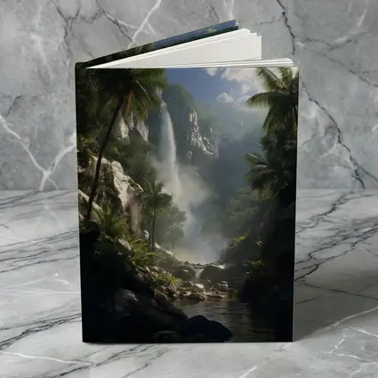 Tropical Waterfall Jungle Mist Rocky River