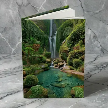 Tropical Waterfall Green Jungle Pool Nature