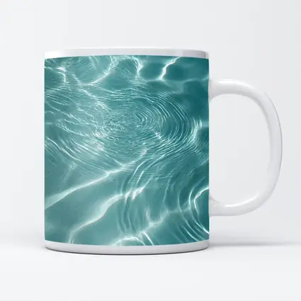 Clear Teal Pool Water Ripples Light Reflections