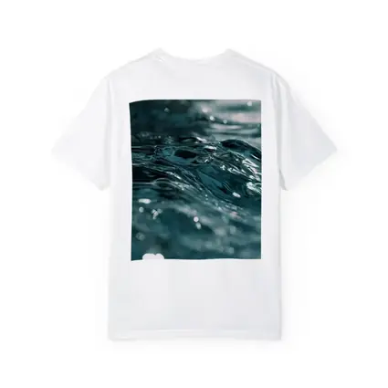 Close Up Teal Ocean Water Surface Ripples