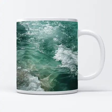 Clear Turquoise Ocean Waves Coastal Water