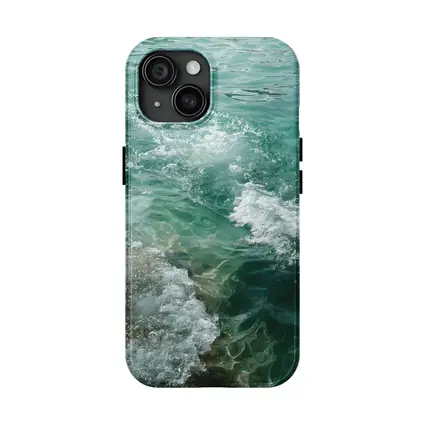 Clear Turquoise Ocean Waves Coastal Water