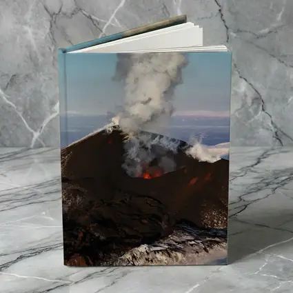 Active Volcano Eruption Lava Smoke Iceland