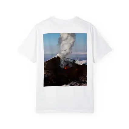 Active Volcano Eruption Lava Smoke Iceland