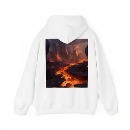 Fantasy Lava Fields Dark Volcanic Landscape Art