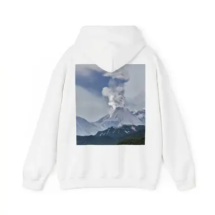 Erupting Volcano Ash Cloud Mountain Landscape