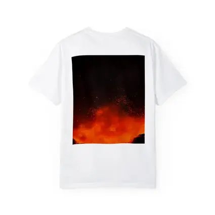 Volcanic Eruption Lava Explosion Dark Night