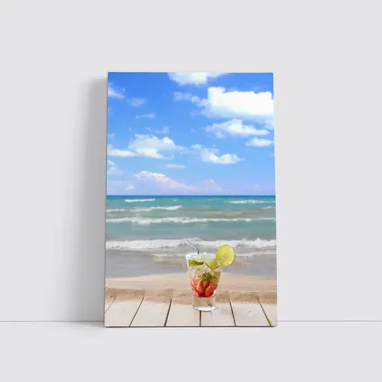 Tropical Cocktail Drink Sandy Beach Ocean